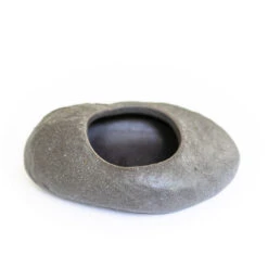 Gray Ceramic Stone With Assorted Tillandsia Air Plant 7 Gray Ceramic Stone With Assorted Tillandsia Air Plant -Air Plant World Gray Ceramic Stone 2